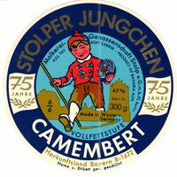 Stolper Jungchen camembert, Molkerei-Genossenschaft Stolp, Deutschland